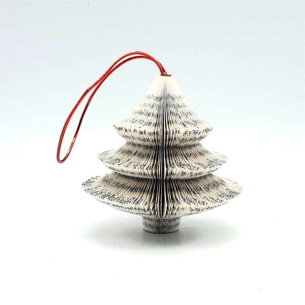 Book Lover's Personalized Christmas Tree Ornament