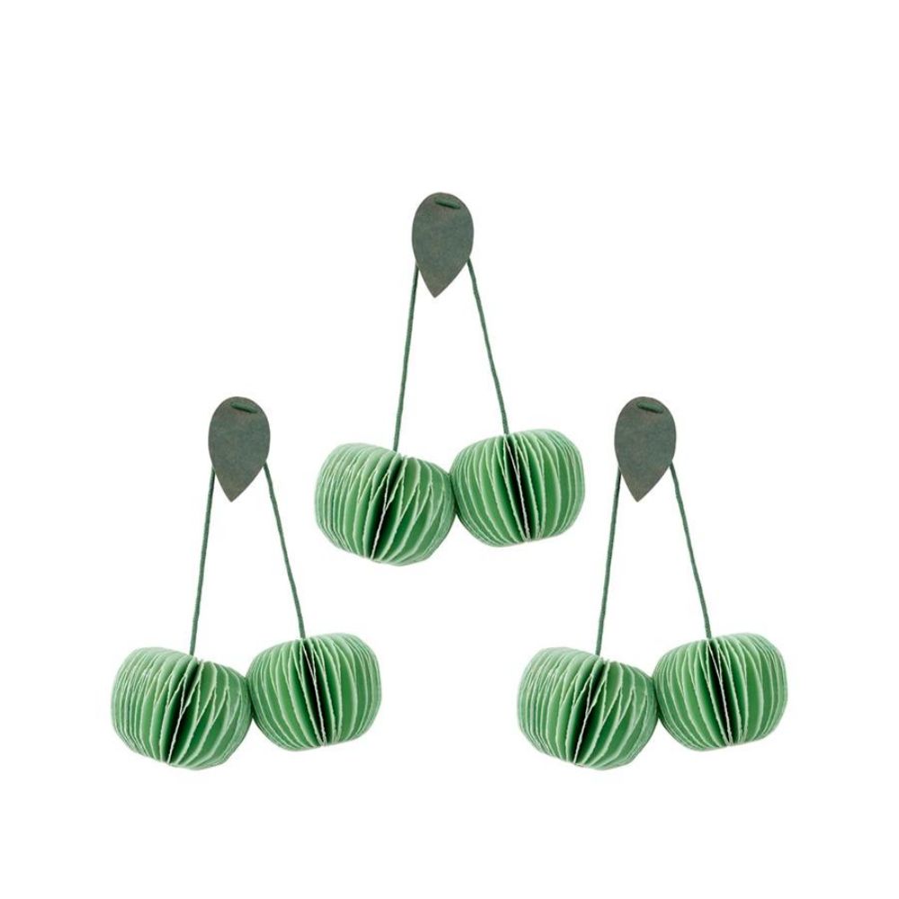 Green Bulk Cherry Hanging Custom Christmas Decor