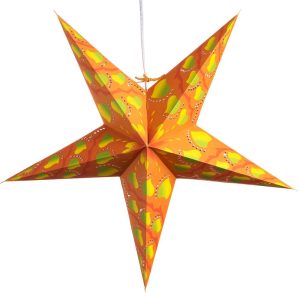 Paper Stars Ball Ornament Lighted Wholesale Star Lanterns Red
