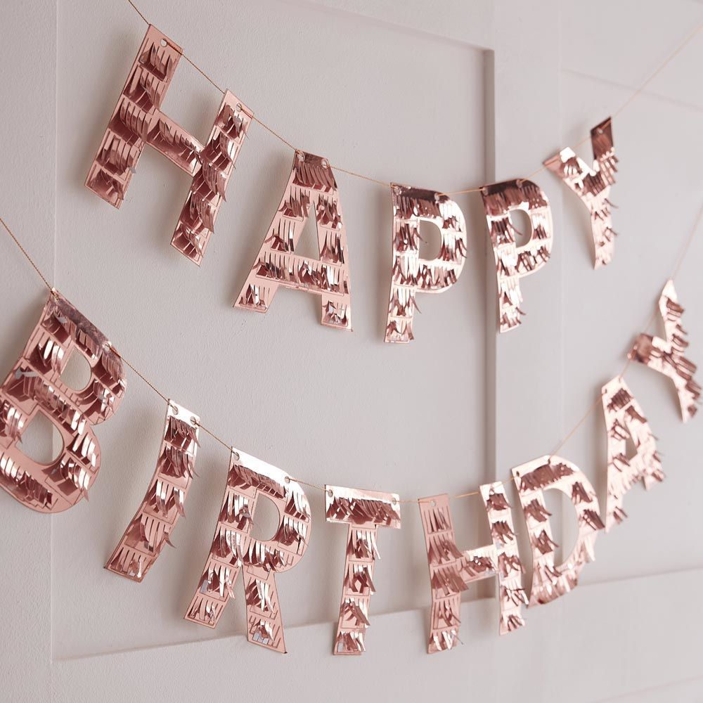 Personalized Birthday Celebration Garland