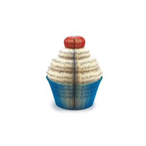 Custom Book Art Paper Cupcake Cake Honeycomb Book Ornament