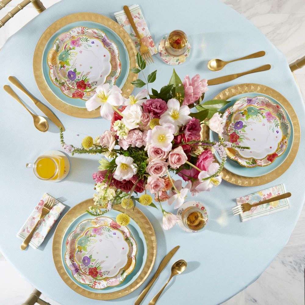 Wedding Party Supplies Premium Custom Decorative Paper Plates