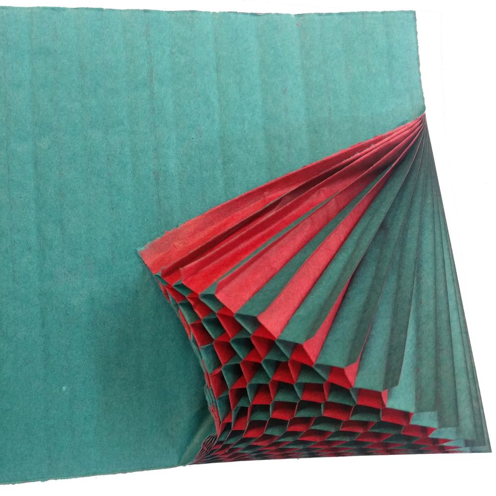 Wholesale Pop-Up Assorted Honeycomb Craft Pads Red Green