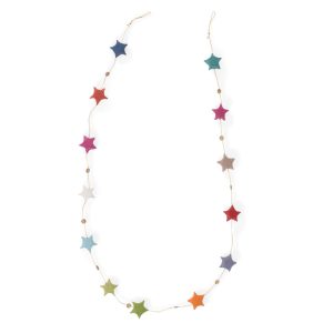 Handmade Rainbow Star Paper Garland Vendor