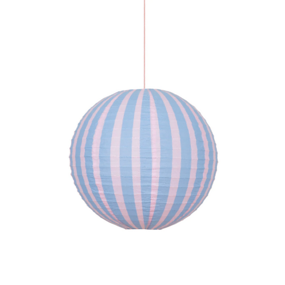 Custom Round Stripy Paper Lanterns Supplier