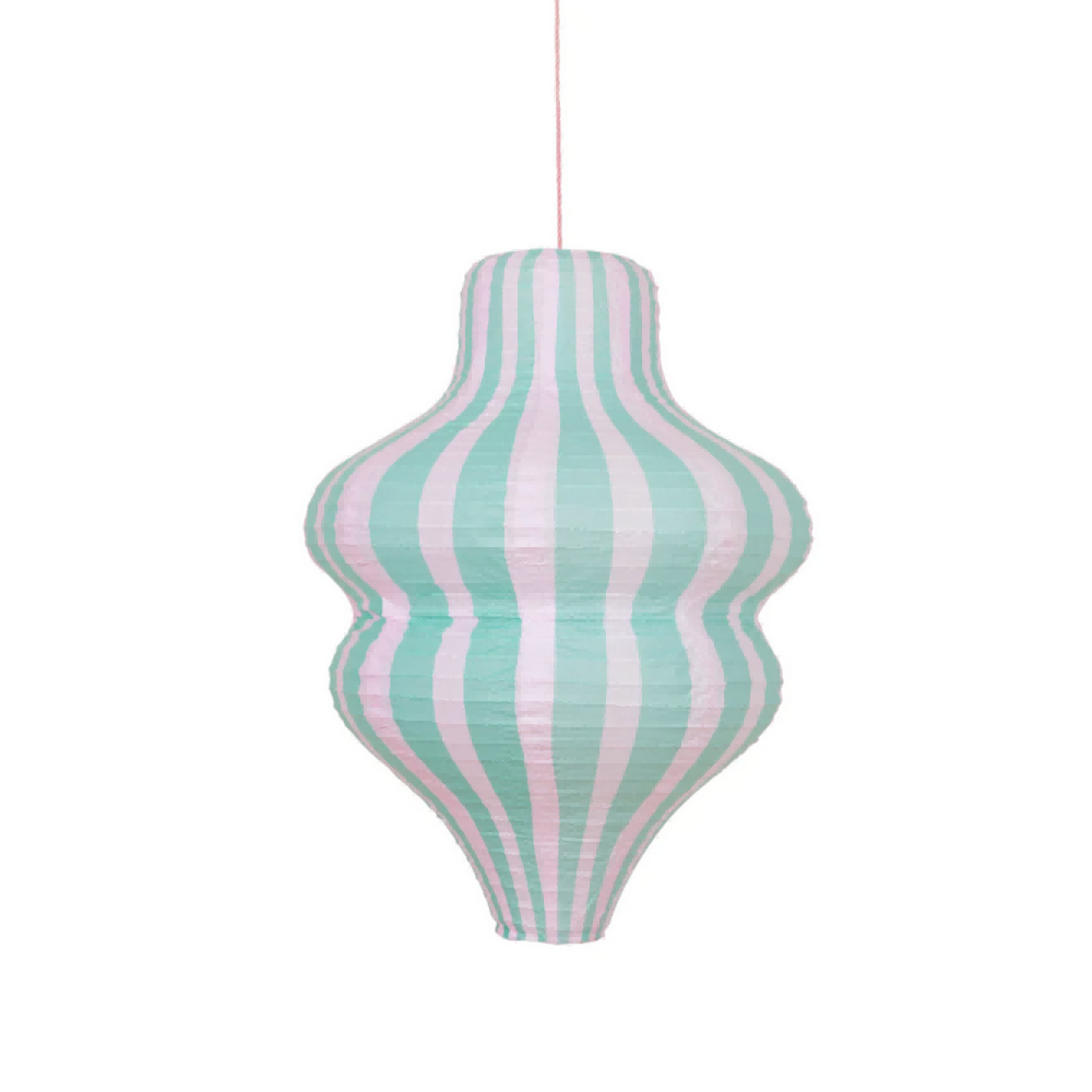 Custom Wavy Stripy Paper Lanterns Supplier