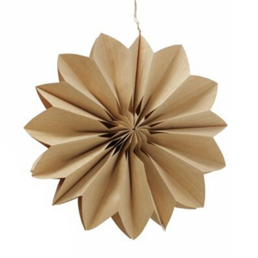 Natural Design Decorative Pendant Flower Paper Fan Bulk Wholesale