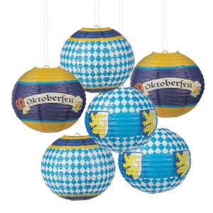 Oktoberfest Party Lanterns Customized Printed Paper Lanterns
