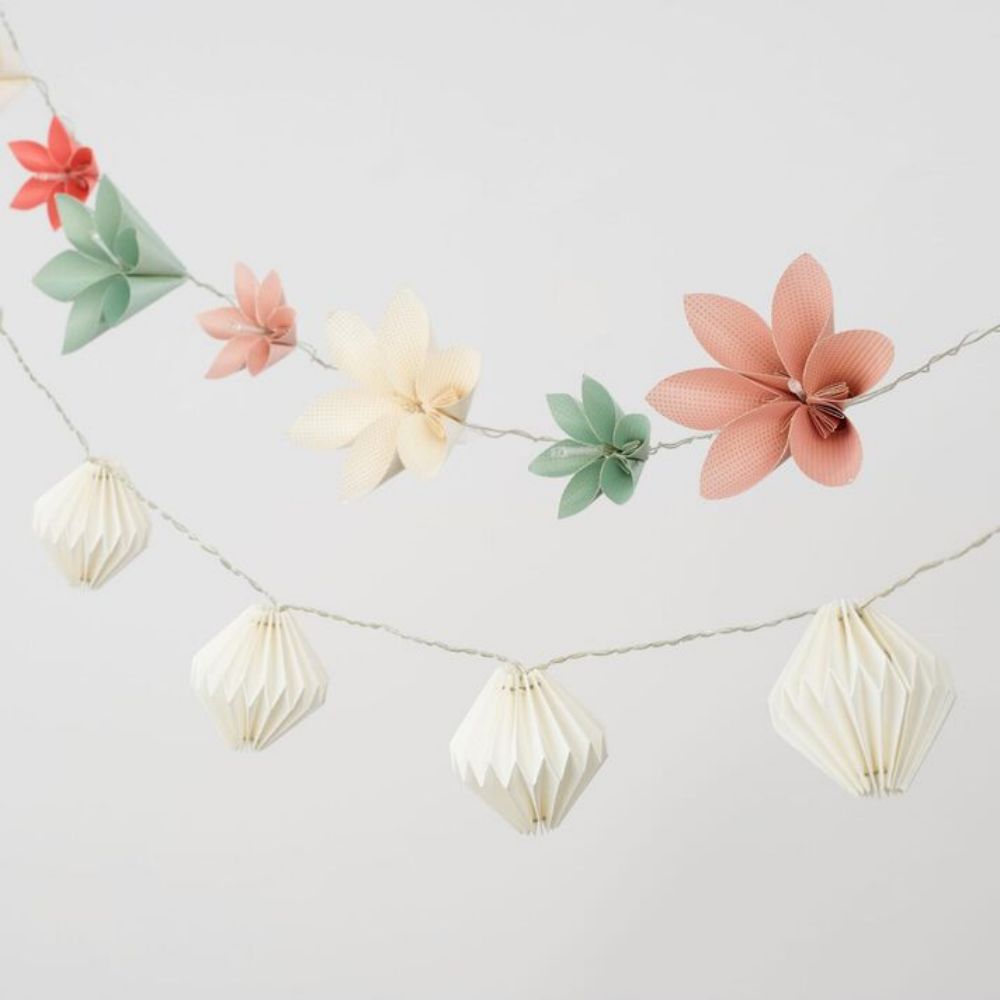 Origami Flowers LED Lights