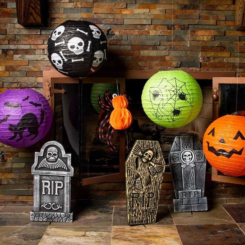 Spooky Halloween Hanging Paper Lanterns Manufacturer