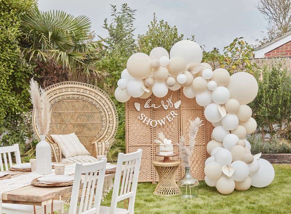 Baby Shower Party Cloud Paper Garland