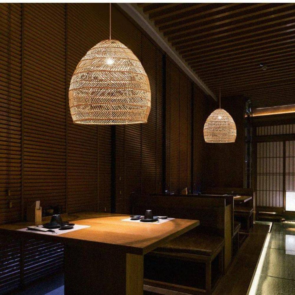 Bamboo Pendant Lamp Rattan Lighting Pendant Supplier