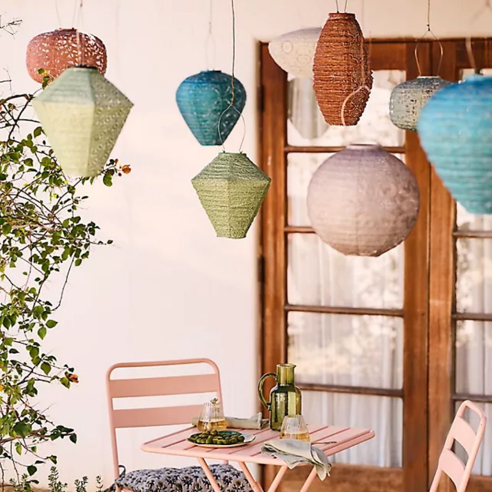 Boho Globe Lanterns