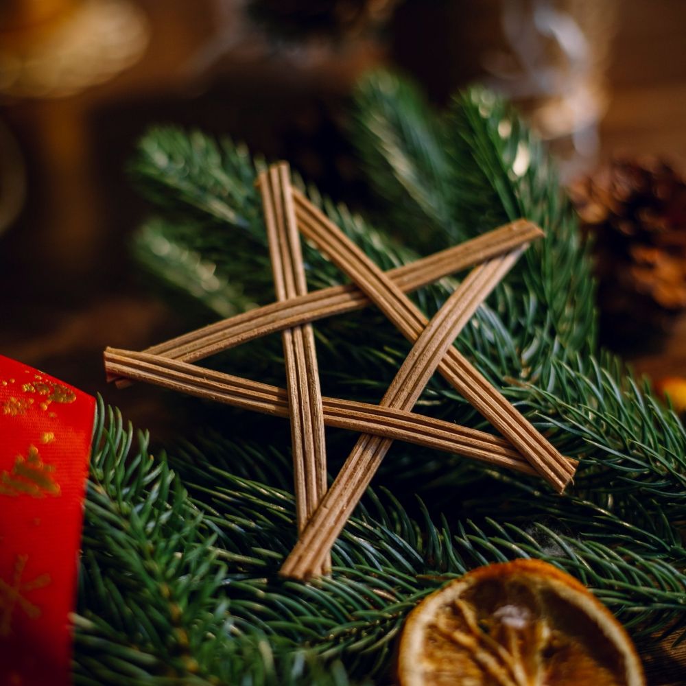 Christmas Rattan Ornament