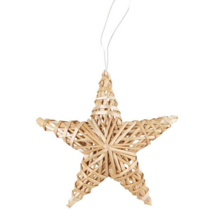 Christmas Straw Star Decoration Christmas Tree Ornaments Wholesale