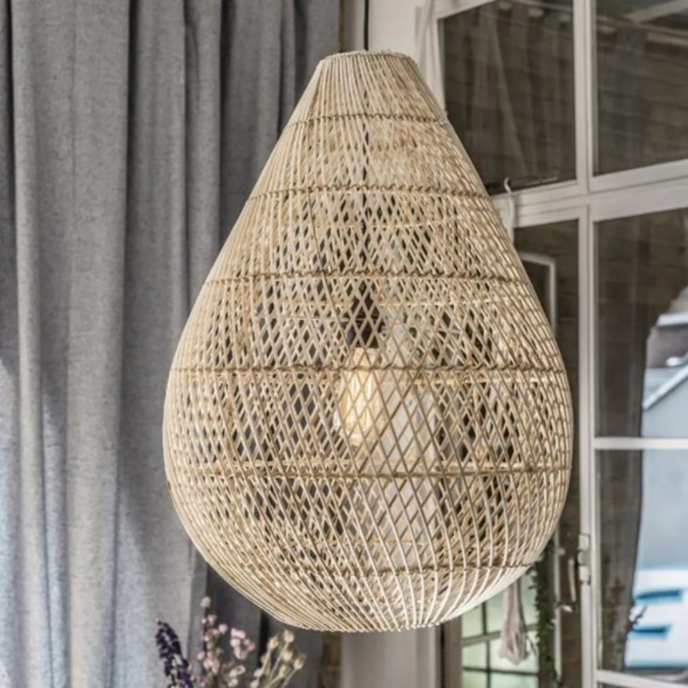 Custom Handmade Teardrop Lantern Vine Pendant Light for Kitchen Island
