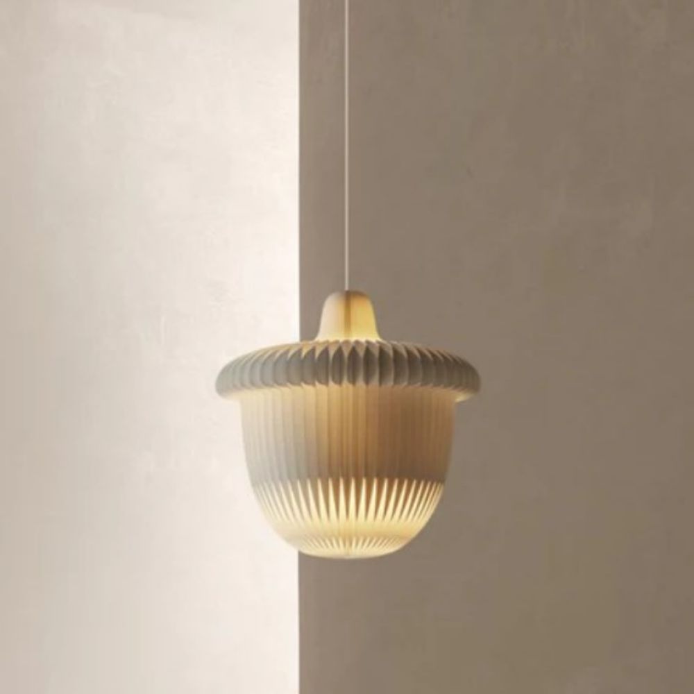 Custom Led Pine Cone Shape Honeycomb Paper Chandelier