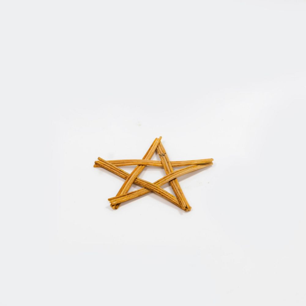 Custom Star Christmas Rattan Ornament Wholesale