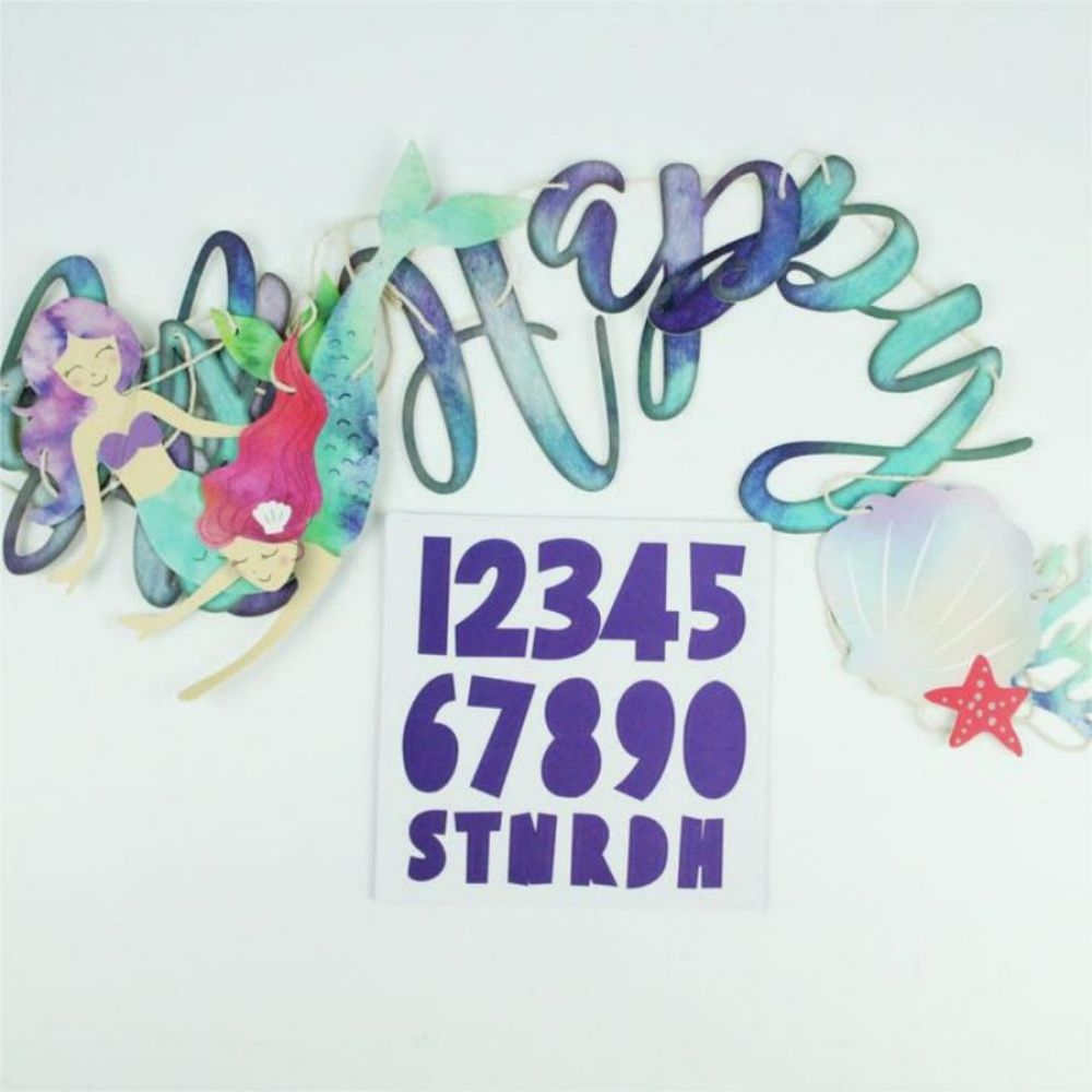 Customized Mermaid Happy Birthday Banner Manufacturer