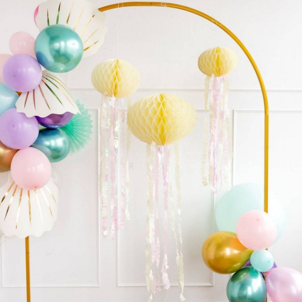 Honeycomb Paper Jellyfish Decoration Set