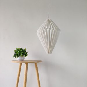 Personalized Paper Lanterns Minimalist Origami Lampshade White Paper Lamps