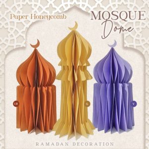 Paper Honeycomb Mosque Dome Paper Ornaments Wholesale Factory