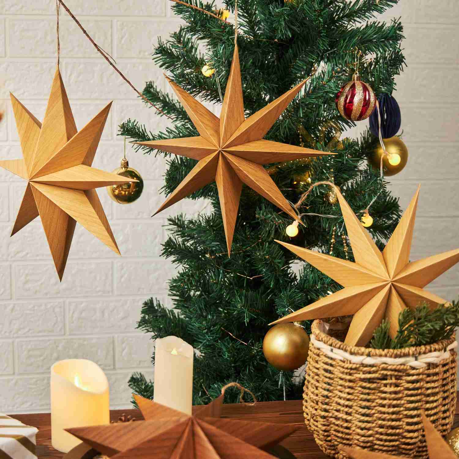 Paper Star Lampshade with eco-friendly materials