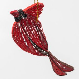 Quill Cardinal Ornament Wholesale