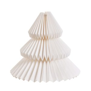 White Christmas Tree Shaped Origami Paper Lantern