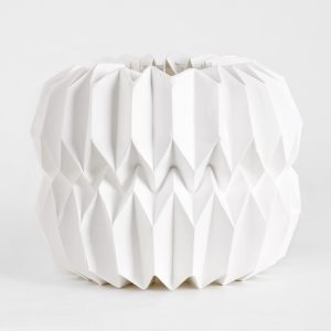 White Minimalist Geometric Origami Paper Lampshade Wholesale
