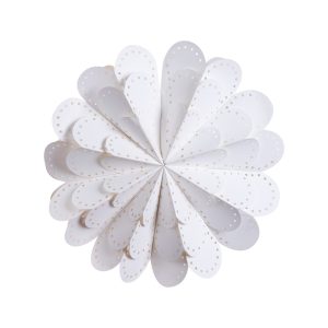 White Petals Origami Paper Lampshade Wholesaler
