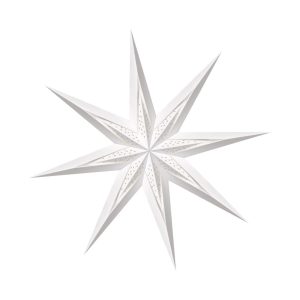Small Round Hole White Star Paper Lampshade Wholesale