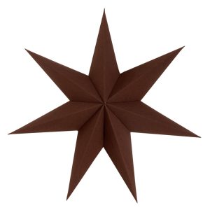 Brown Linen Texture Star Light Decoration Supplier