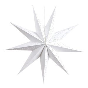 Small Round Hole Hollow White Paper Origami Star Lamp Manufacturer
