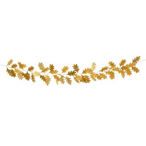 Gold Oak Leaves Garland Fall Party Ornaments Wholesale Factory