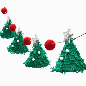 Tinsel Christmas Tree Pom Paper Garland Factory