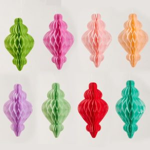 Christmas Gourd Paper Honeycomb Ball Decoration Bulk Order