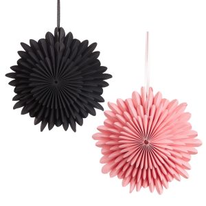 Three-Layer Folding Round Paper Fan Pendent Wholesaler