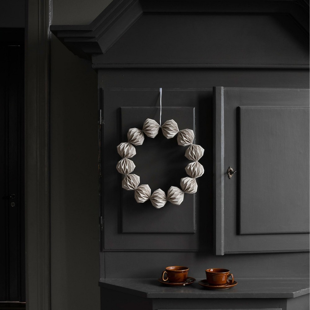 Linn wreath Ø40 cm_ Natural Watt & Veke