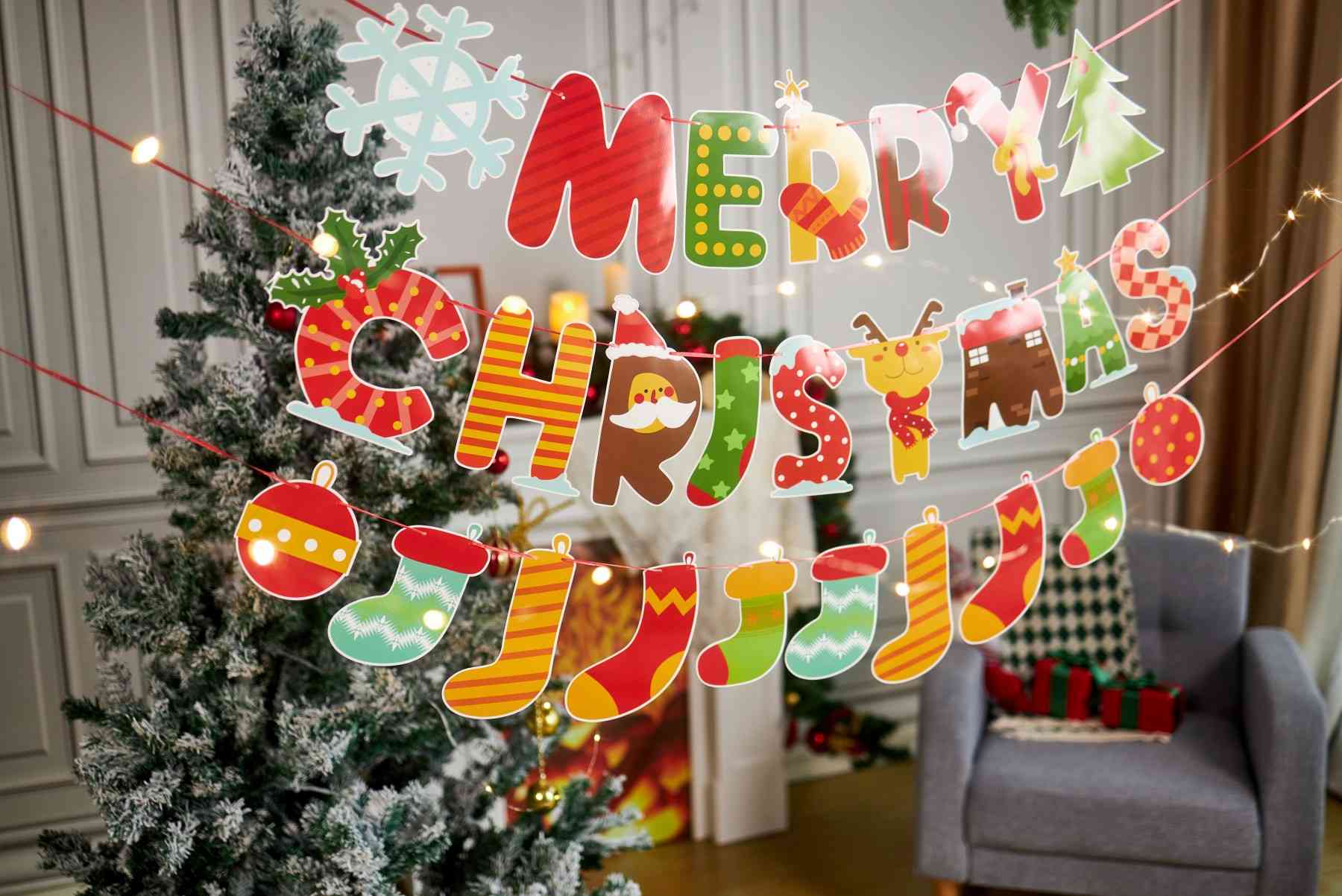 Merry Christmas Party Banner