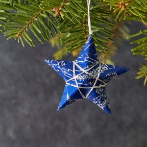 Multicolor Paper Star Christmas Tree Pendant Decoration Supplier