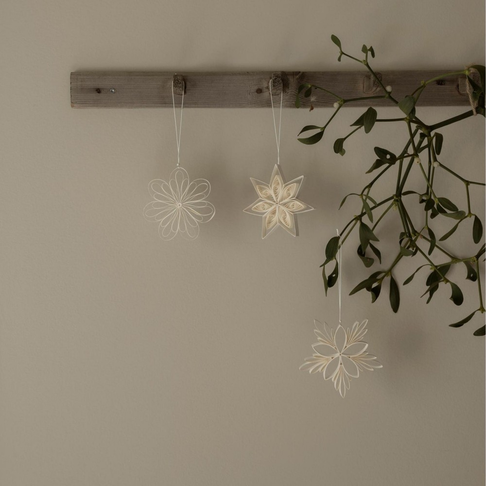 Star mix Christmas decoration 3-pack_ White Watt &_