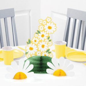 Sweet Daisy Honeycomb Centerpieces 3 ct 4