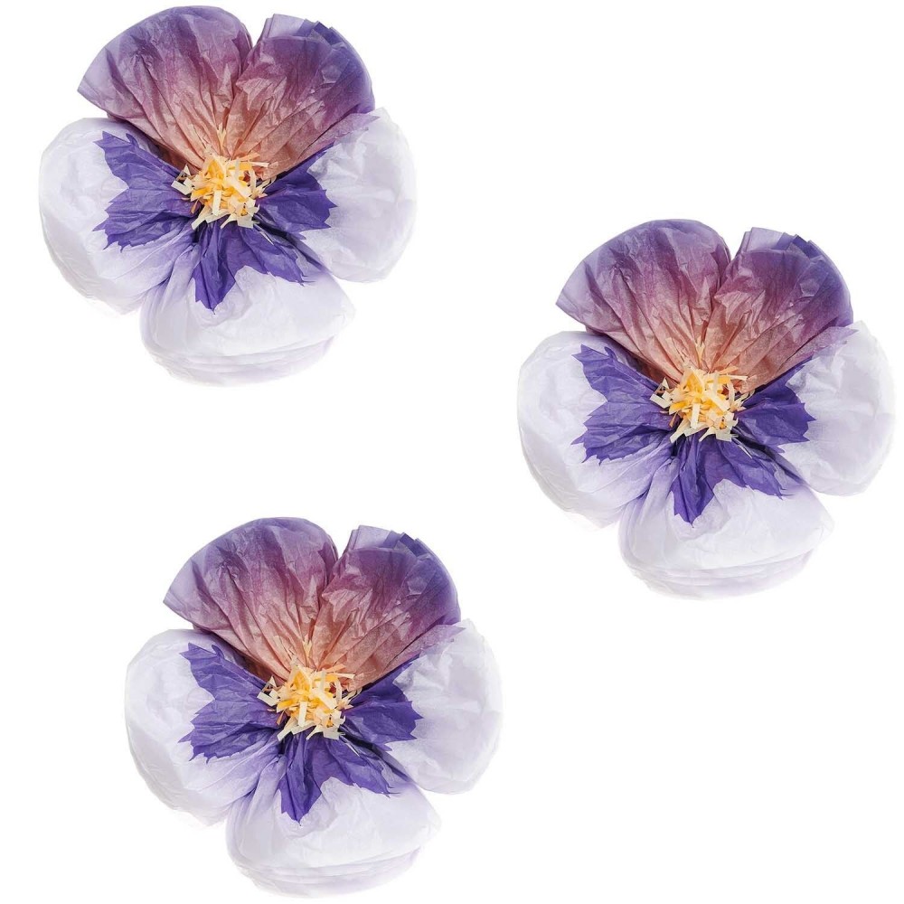 Tissue-Paper-Fowers-Pansies-Lilac-3