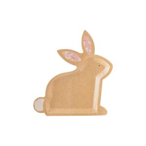 SUNBEAUTY Kraft Bunny Shaped Plate Set Wholesale