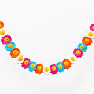 Retro Daisy Tissue Honeycomb Paper Garland Supplier