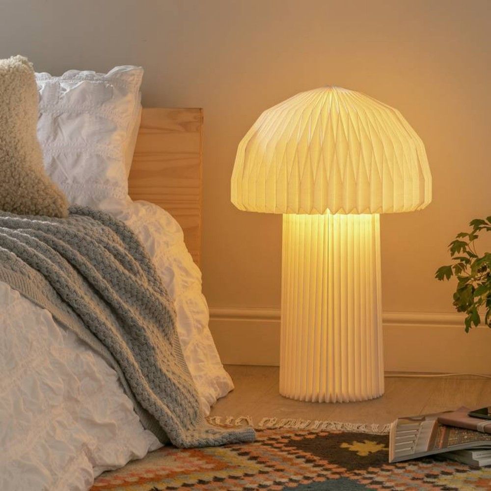 Habitat Origami Mushroom Floor Lamp - White 0