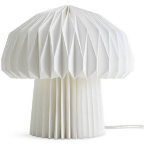 Custom White Origami Honeycomb Paper Table Lamp