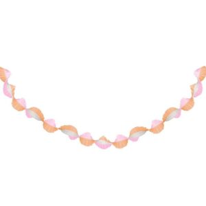 Peach Pink Stitched Streamers Manufacturer