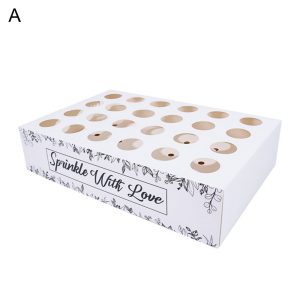 Personalised Wedding Paper Cone Holder Texture Tray Party Unique Decorating